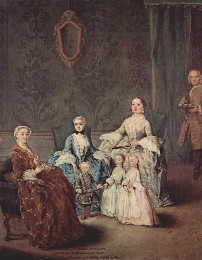 Porträt der Familie Sagredo von Pietro Longhi